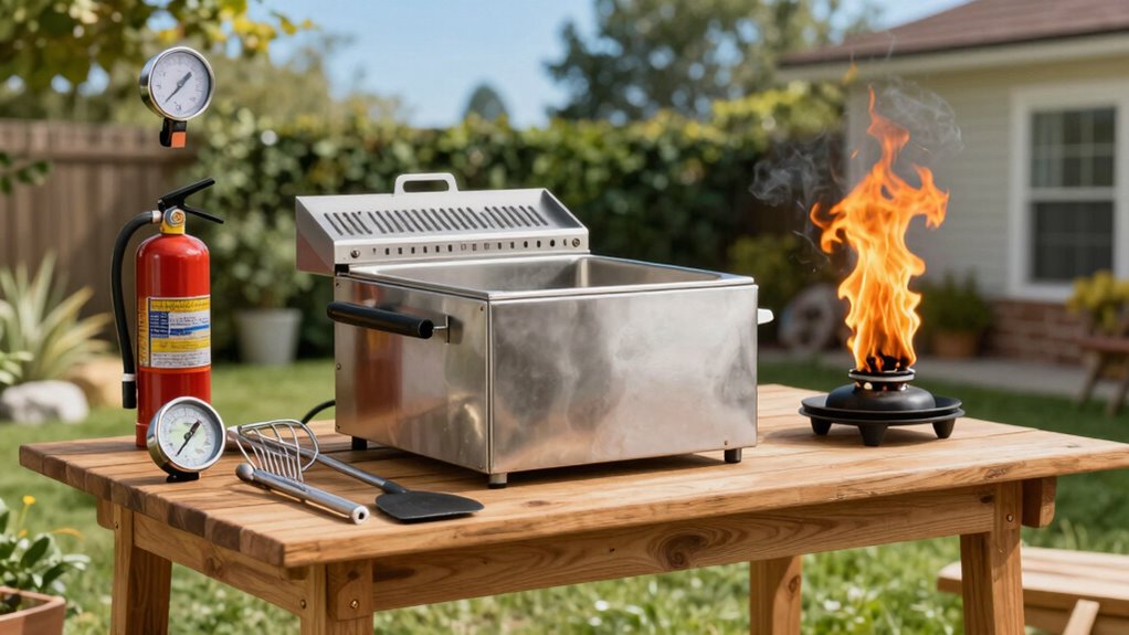 essential outdoor frying safety equipment