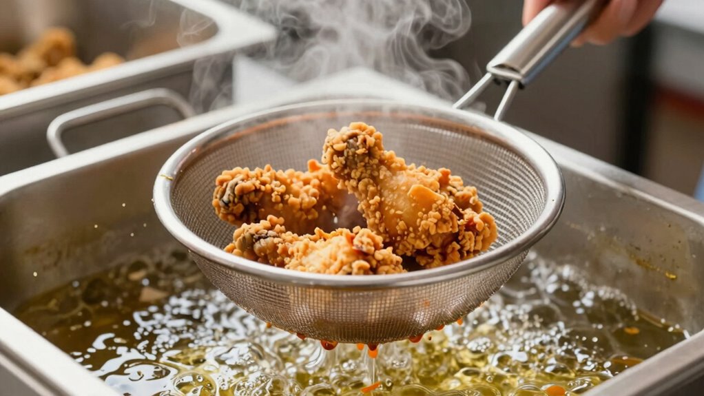 filter oil for better flavor