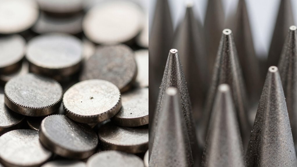 flat vs conical burrs