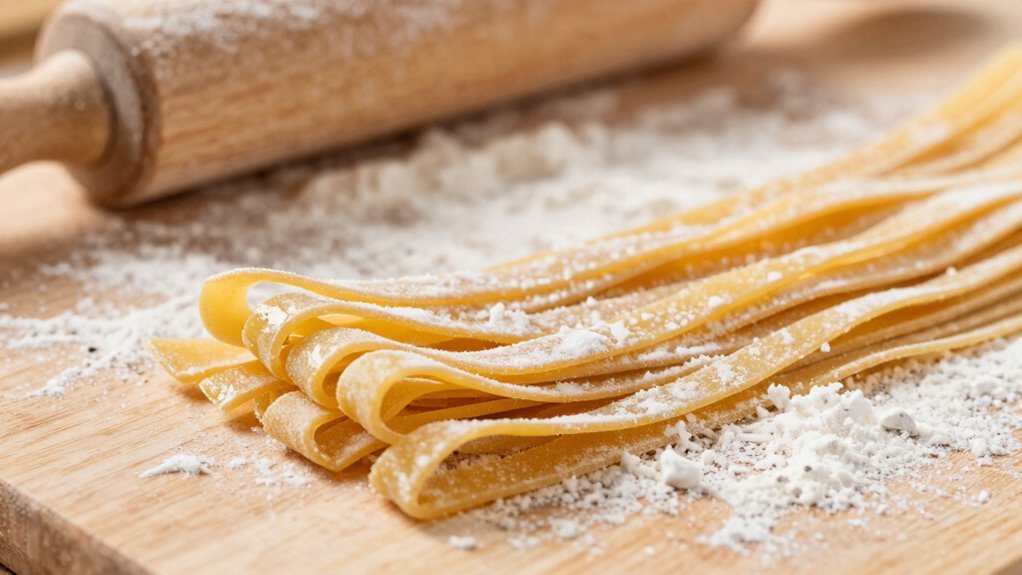 flour dusting and drying
