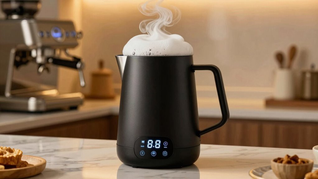 frothing capacity safety features