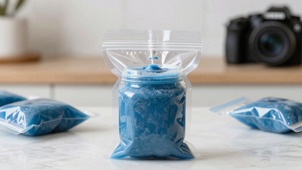 frozen liquids for quick use