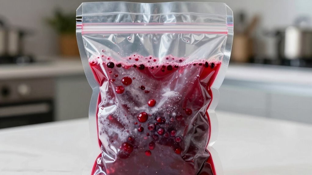 frozen liquids require careful sealing