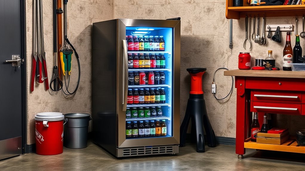garage beverage cooler essentials