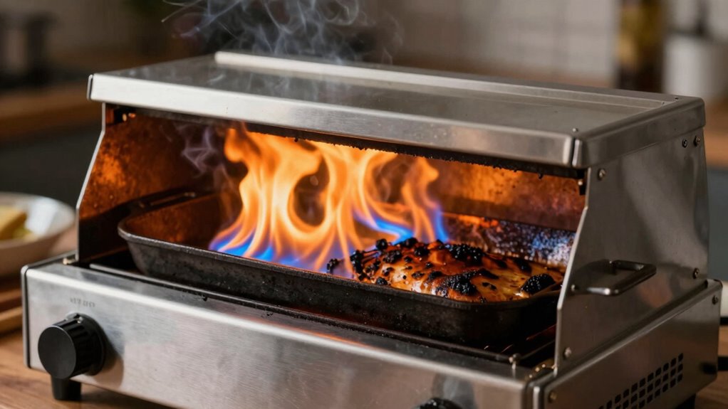 high heat finishing appliance