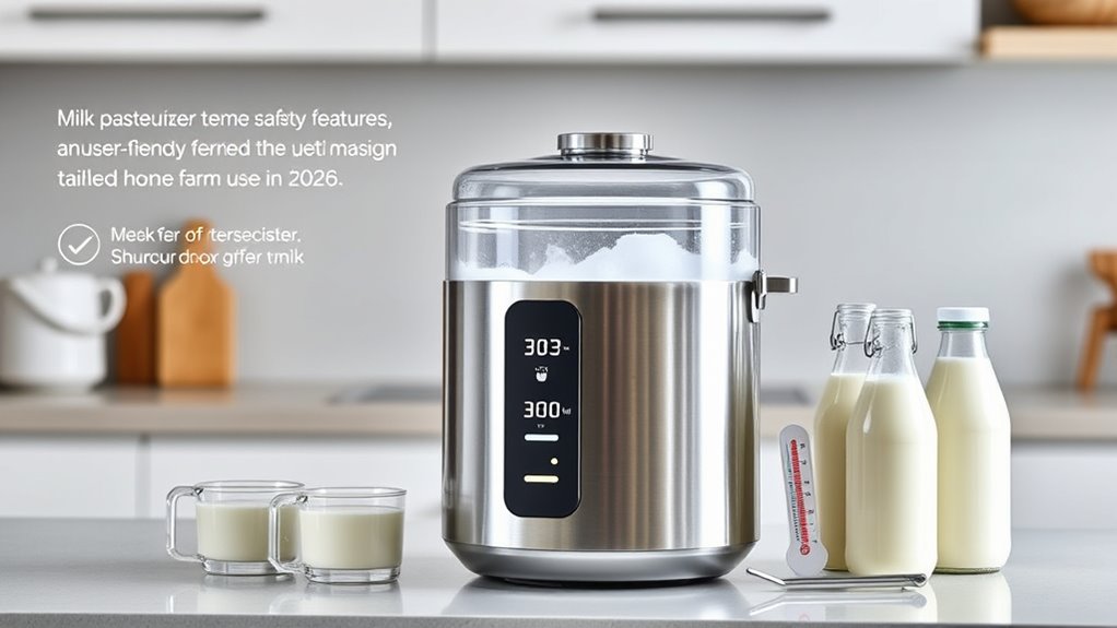 home milk pasteurizer considerations