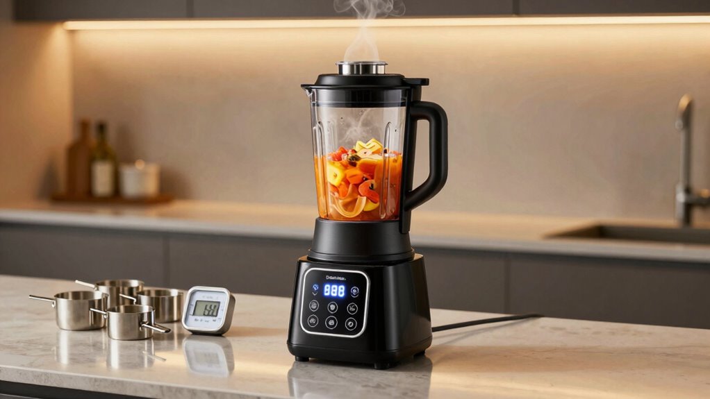 hot soup blending features