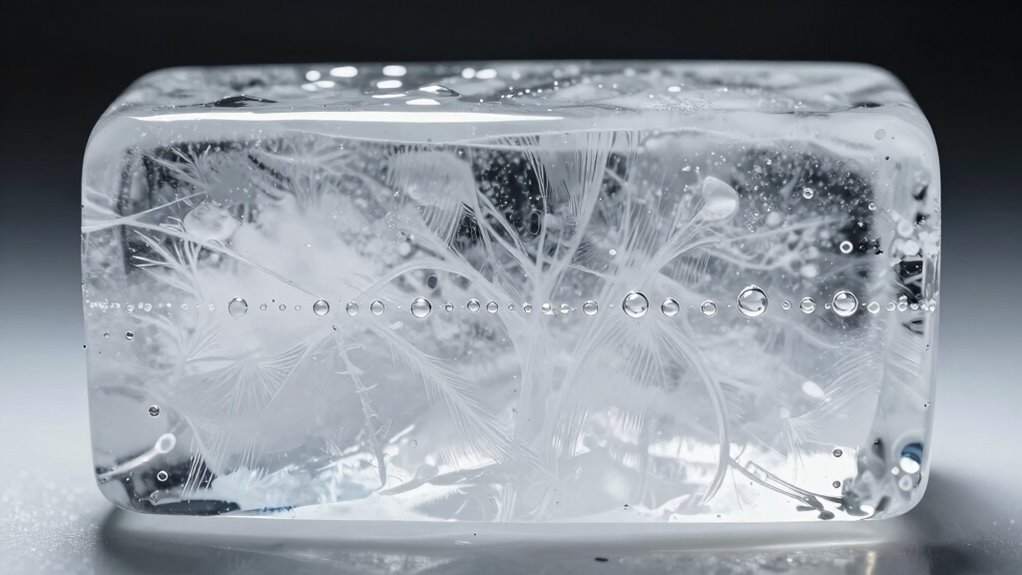 impurities and air bubbles