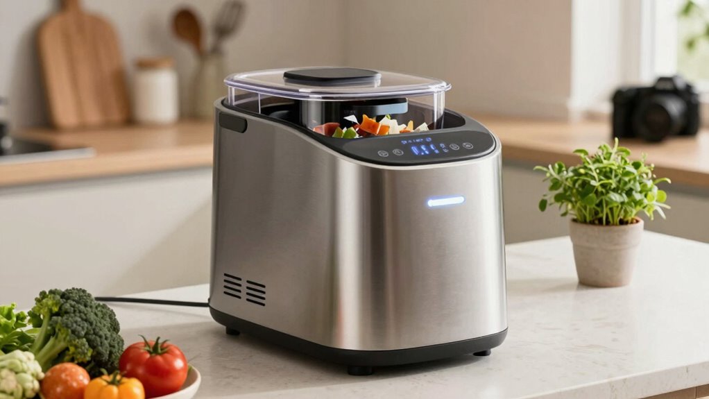 kitchen composting machine features