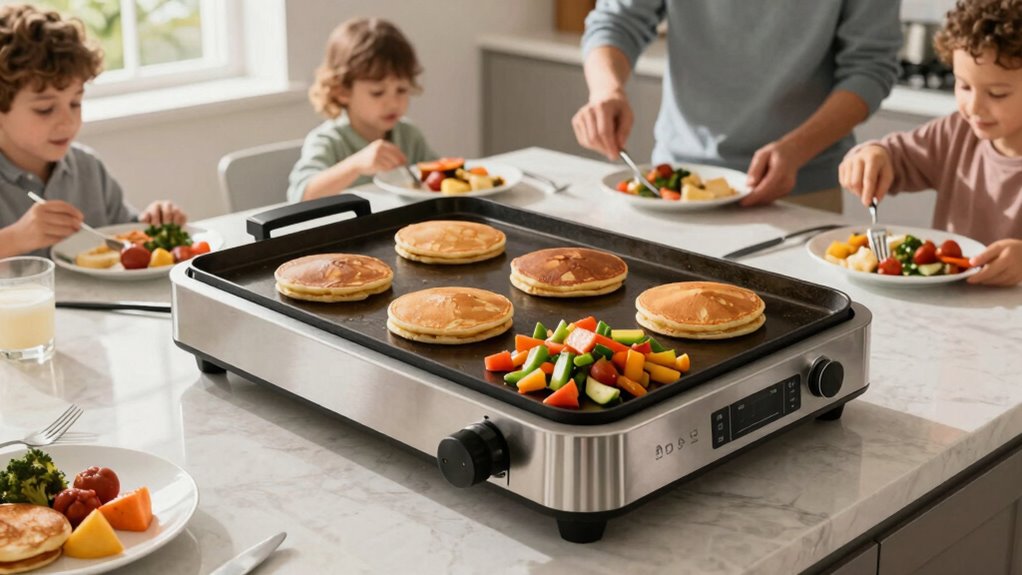 large family friendly cooking surface
