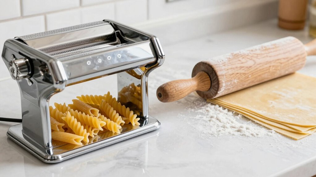 manual control over pasta