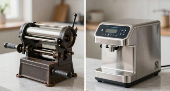 manual versus electric dough sheeters