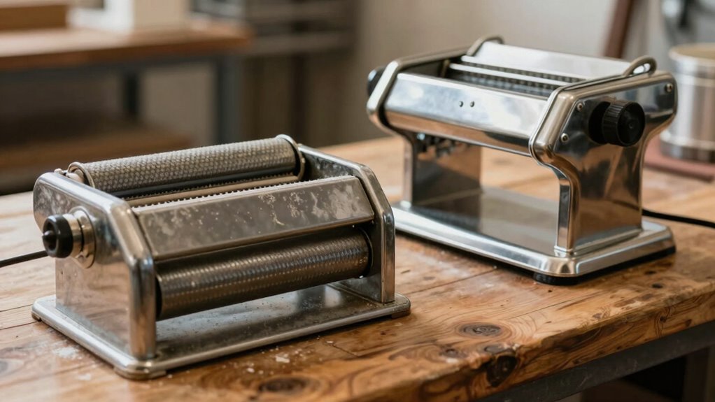 manual vs electric dough sheeters