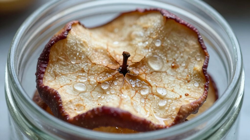 moisture reabsorption in foods