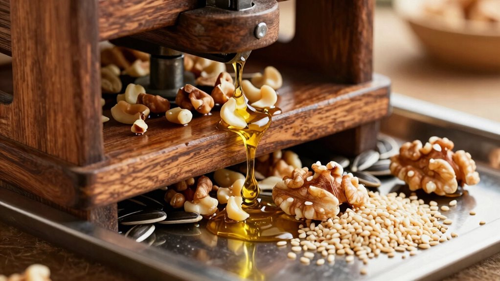 nut and seed oil yields