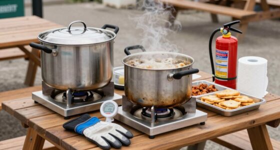 outdoor deep fry oil checklist