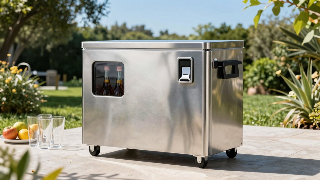 outdoor stainless beverage cooler factors