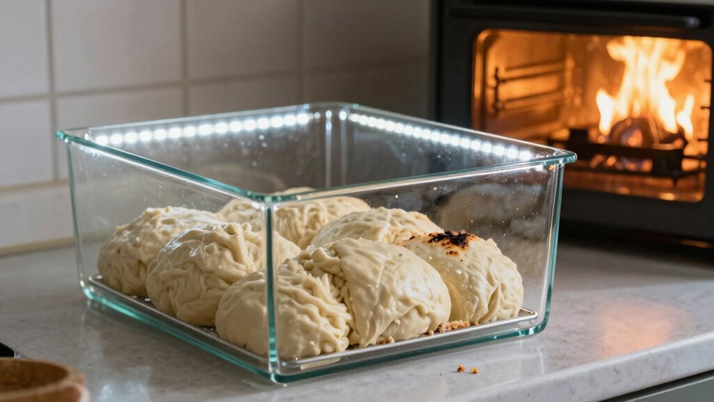 oven warmth fosters mold