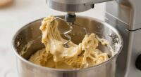 overmixing dough yields toughness