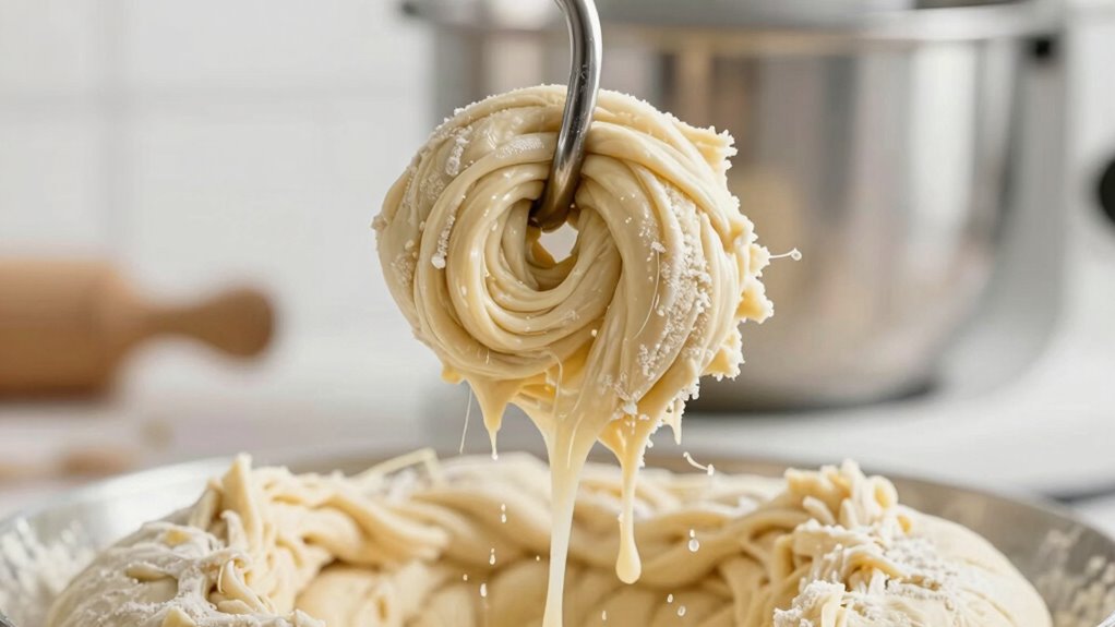 overworking dough causes toughness