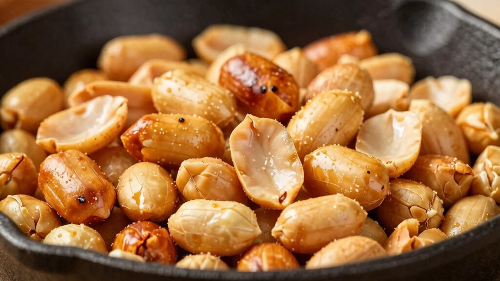 peanut roasting sensory cues