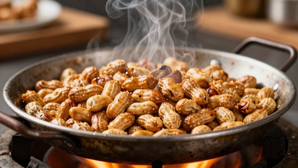 perfect peanut roasting timing