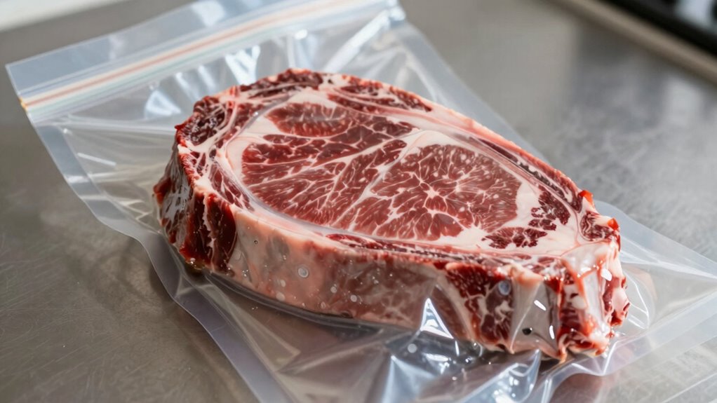 poor quality bags cause mushy steak