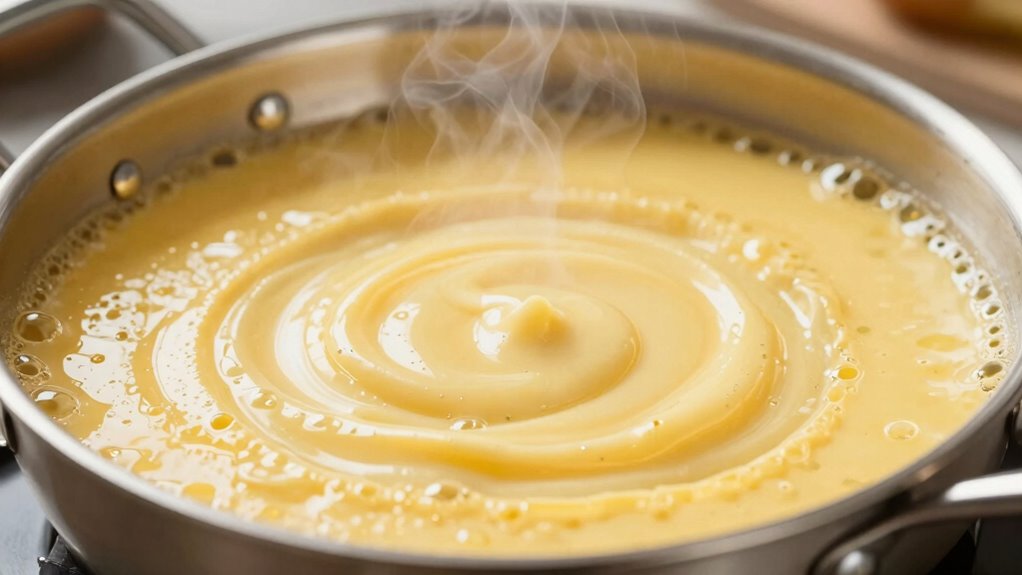 prevent butter separation during reheating