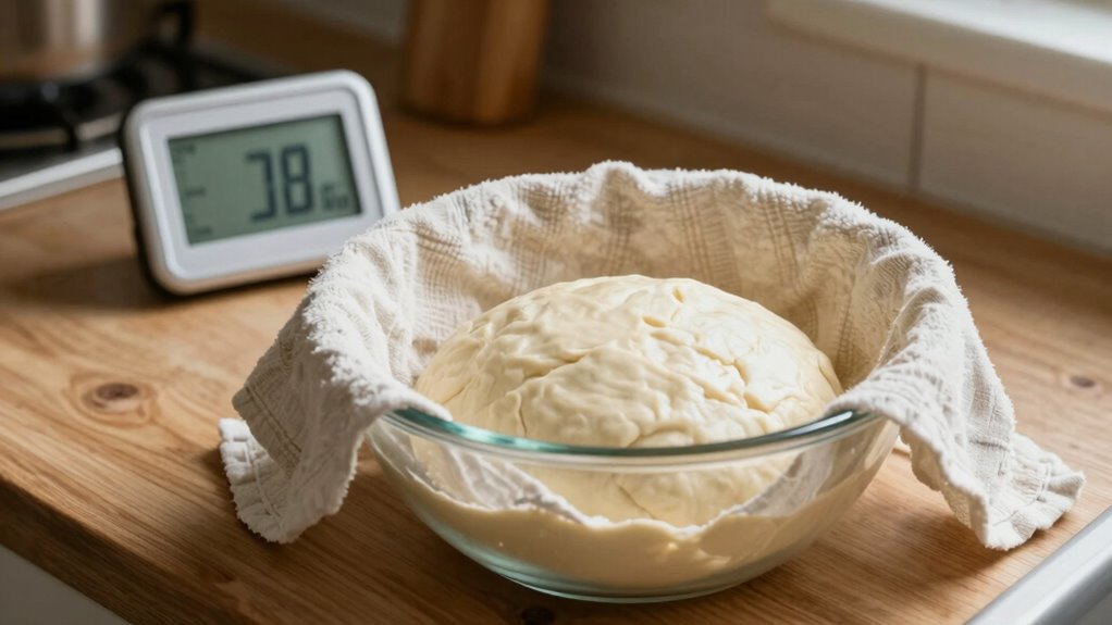 proofing times vary with temperature