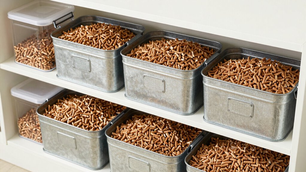 proper pellet storage organization
