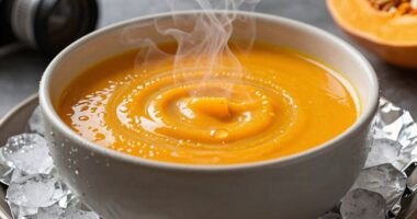 rapidly cool creamy soups