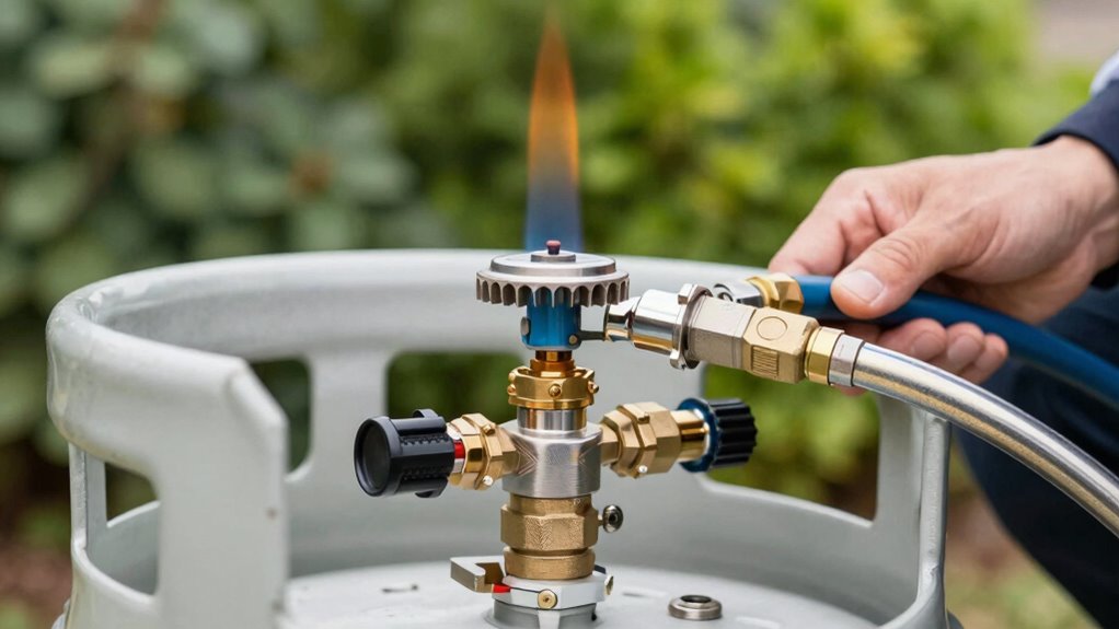 routine propane burner inspections