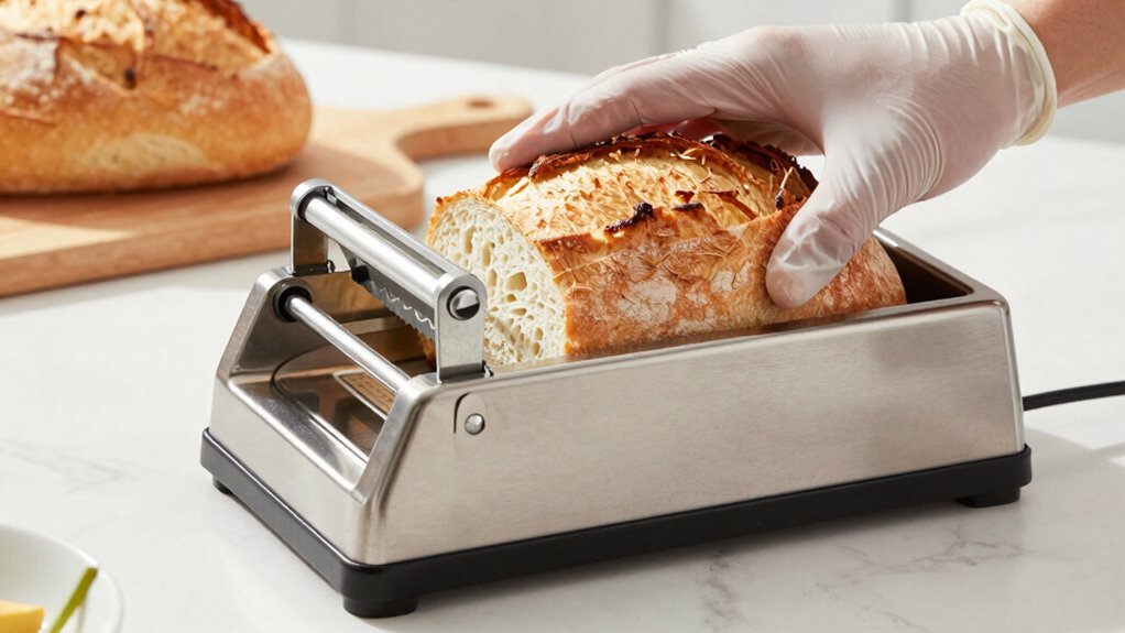 safe bread slicing techniques