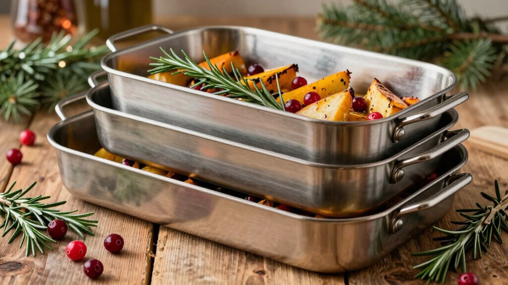 select proper roasting pan size