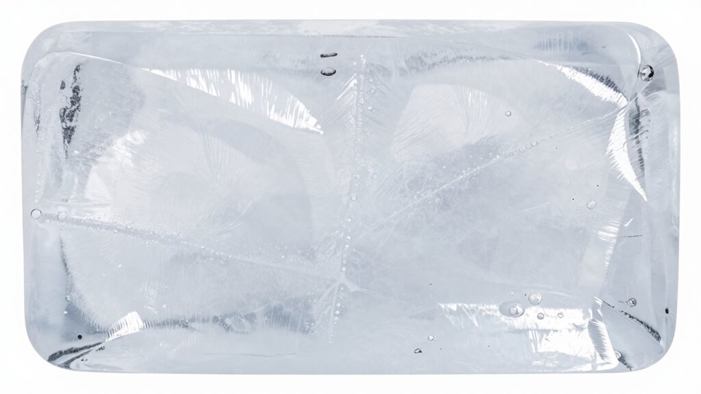 single direction freezing enhances clarity