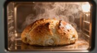 steam enhances bread crust
