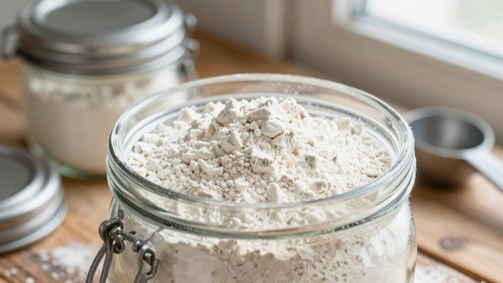 store flour in airtight cool dark