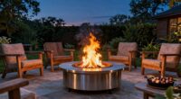 top backyard fire pits