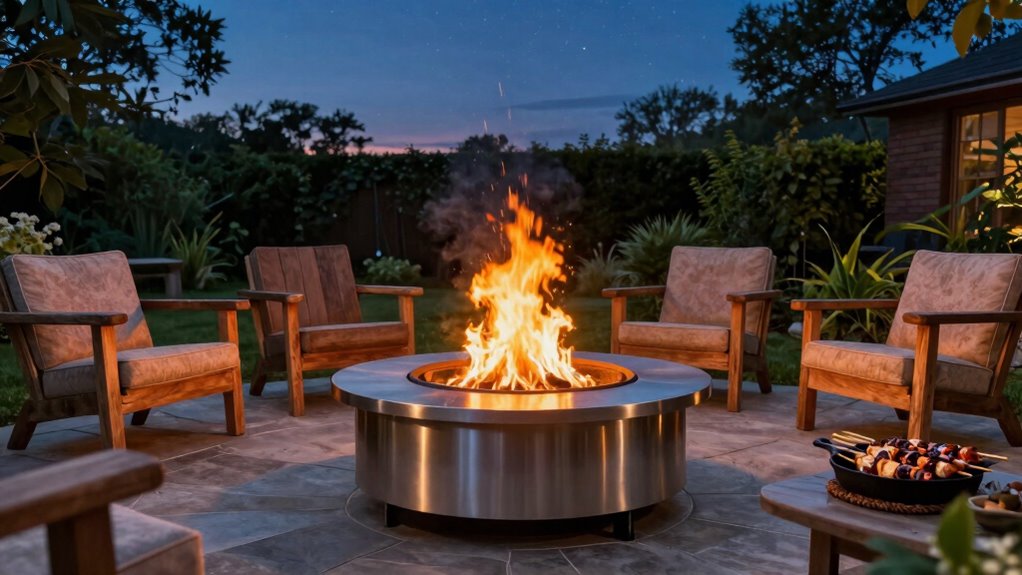 top backyard fire pits