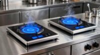 top commercial double burner induction