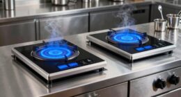 top commercial double burner induction