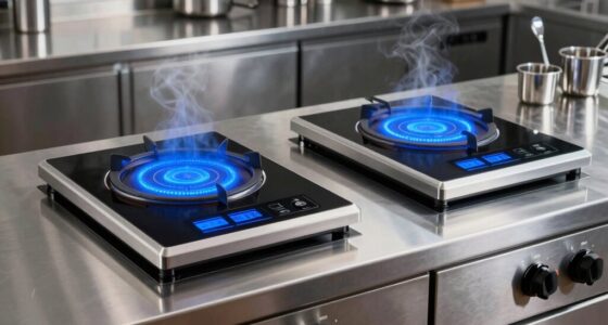 top commercial double burner induction