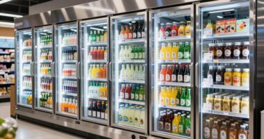 top commercial glass refrigerator merchandisers