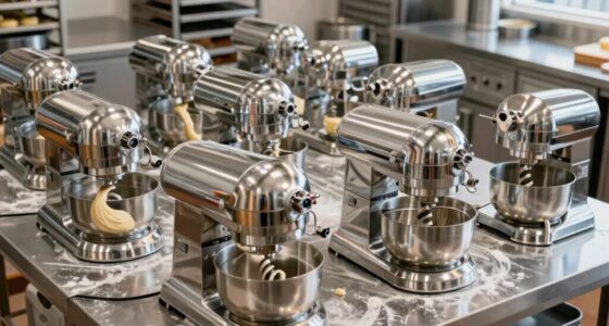 top dual spiral bread mixers