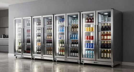 top dual zone beverage coolers