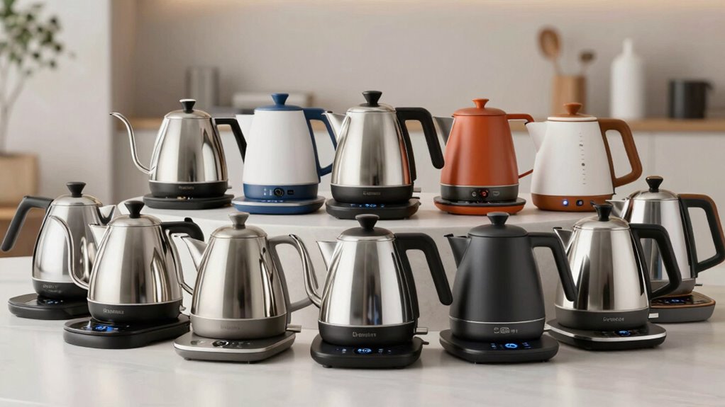 top electric gooseneck kettles