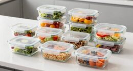 top glass meal prep sets