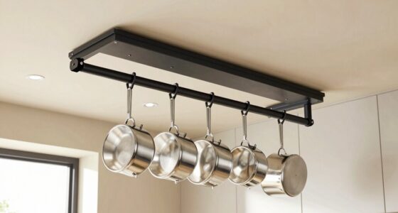 top heavy pot rack mounts
