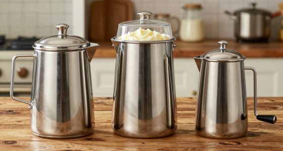 top home stainless steel butter churns