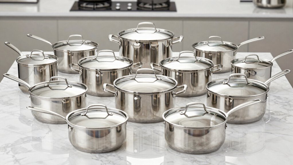 top luxury stainless cookware